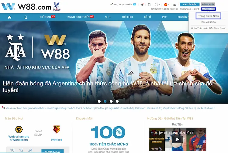 Nhà Cái W88 Tặng 90k Hoàn Toàn Miễn Phí Khi Tham Gia
