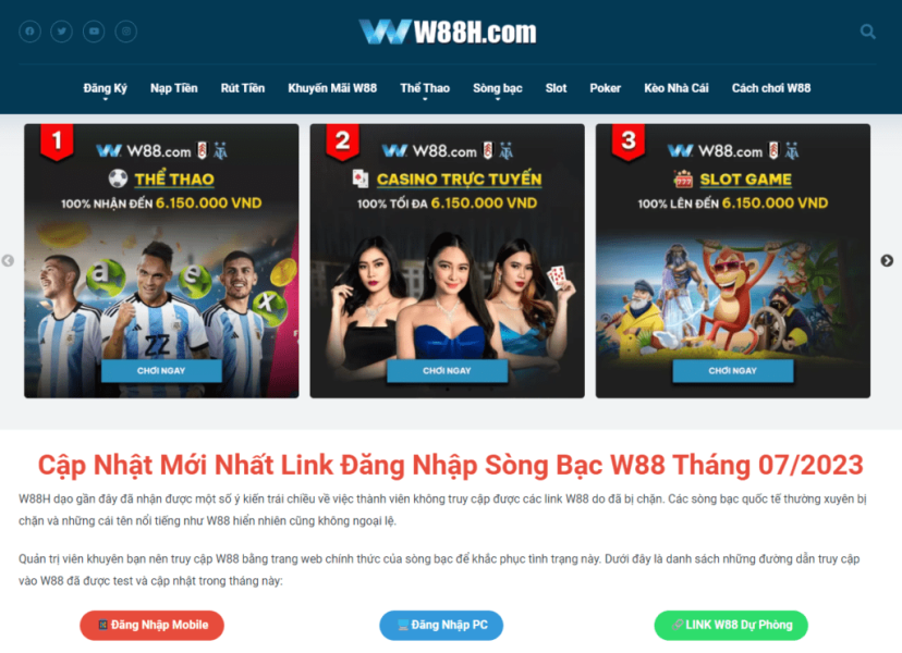 Kèo nhà cái W88 - Tìm hiểu cách đánh giá kèo và cược bóng đá