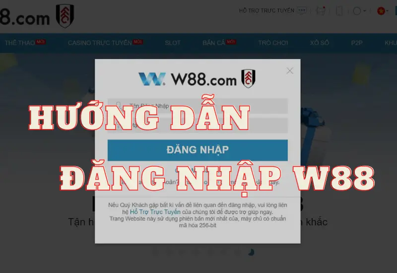 Hướng Dẫn Đăng Nhập W88 Trên Mọi Thiết Bị