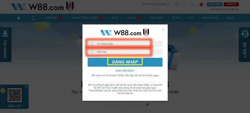 Hướng Dẫn Đăng Nhập W88 Nhận Thưởng 188K Rút Ngay Hướng Dẫn Đăng Nhập W88 Nhận Thưởng 188K Rút Ngay